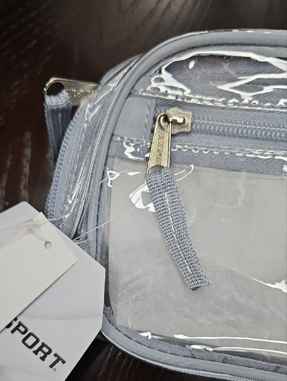 EastSports Clear Belt Bag in Light Gray NWT - Picture 4 of 9